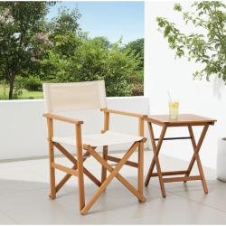 Rejisör Sandalyesi Ahşap – Katlanabilir ve Dayanıklı Tasarım