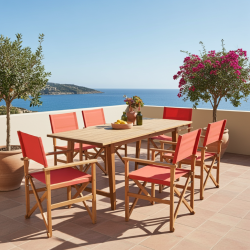 Rejisör Sandalyesi Ahşap – Katlanabilir ve Dayanıklı Tasarım