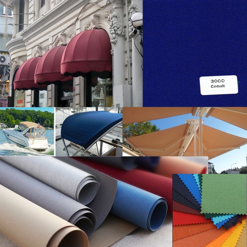 Su Geçirmez Dış Mekan Kumaş - Sunbrella Kalite İthal Akrilik 120 cm | Bahçe ve Tente Kumaşı