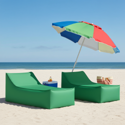 Şezlong Armut Yatağı SunBed Plus – Su Geçirmez & Outdoor Konforu