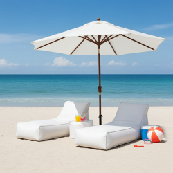 London Sunbed Sezlong Armut Yatağı | Havuz Kenarı & Plaj Konforu