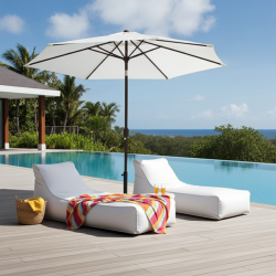 London Sunbed Sezlong Armut Yatağı | Havuz Kenarı & Plaj Konforu
