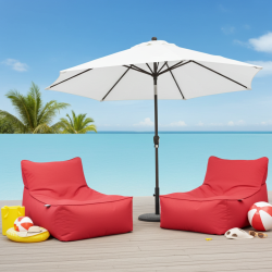 Spor Şezlong Armut Koltuk (+Silindir Yastık) | Konforlu Dinlenme & Şık Tasarım