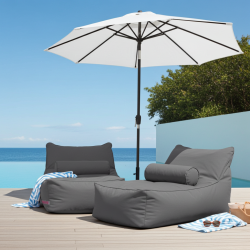 Spor Şezlong Armut Koltuk (+Silindir Yastık) | Konforlu Dinlenme & Şık Tasarım