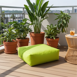 Mindo Küp | Modern ve Konforlu Yer Minderi | Silinebilir Kumaşlı Küp Puf