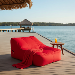 Ultra Rahat Wip Double+ Çift Kişilik Şezlong Armut Koltuk | Bahçe & Teras