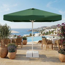 Kare Bahçe Şemsiyesi 3x3m | İpli Alüminyum Şemsiye Modelleri