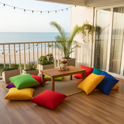 Yer Minderi Modelleri | Plaj, Ev ve Bahçe İçin Rahat Minderler